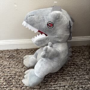 Jurassic World Grey Dinosaur In dominus T-Rex Plush Stuffed Animal 11"